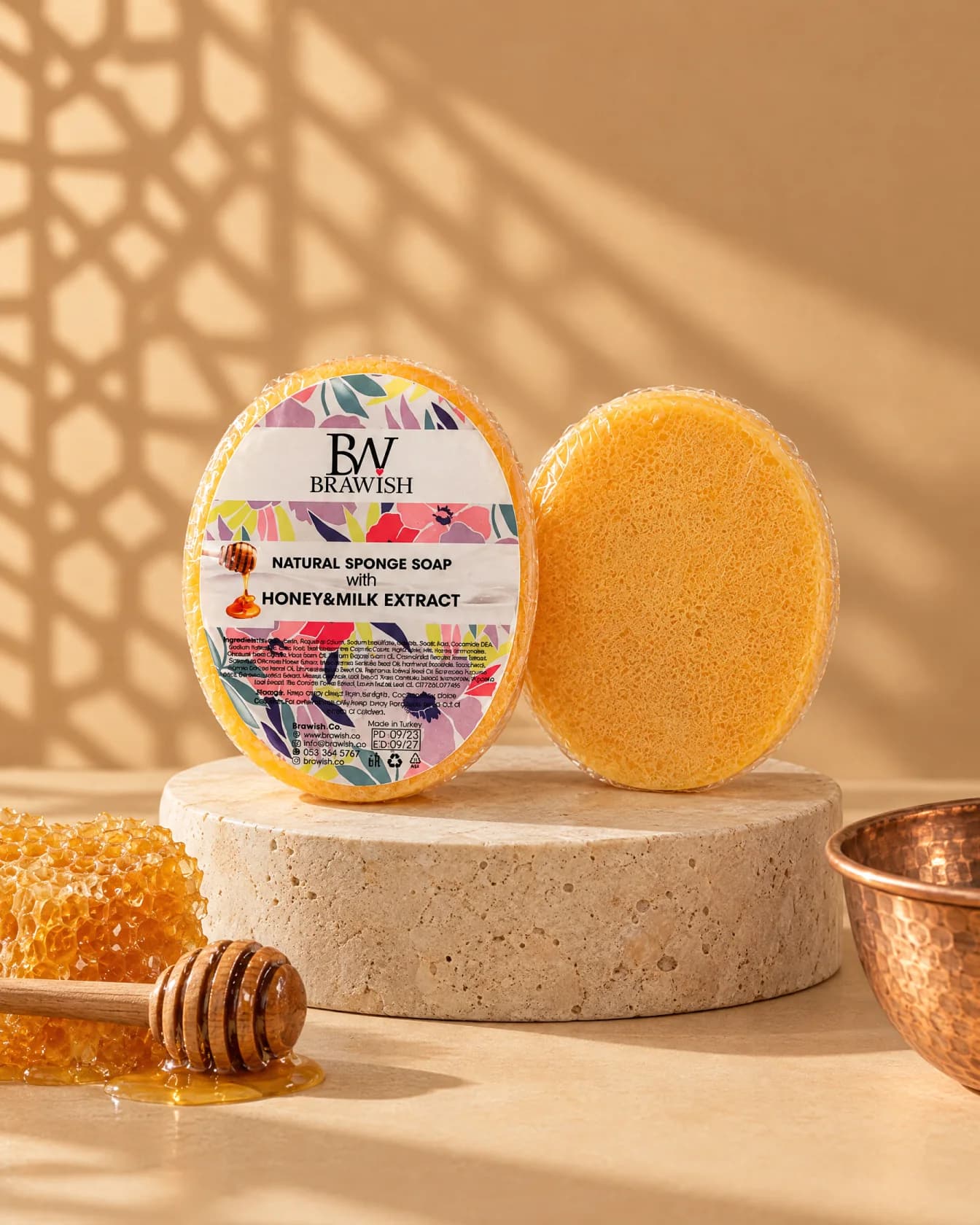 Milk & Honey Sponge Soap