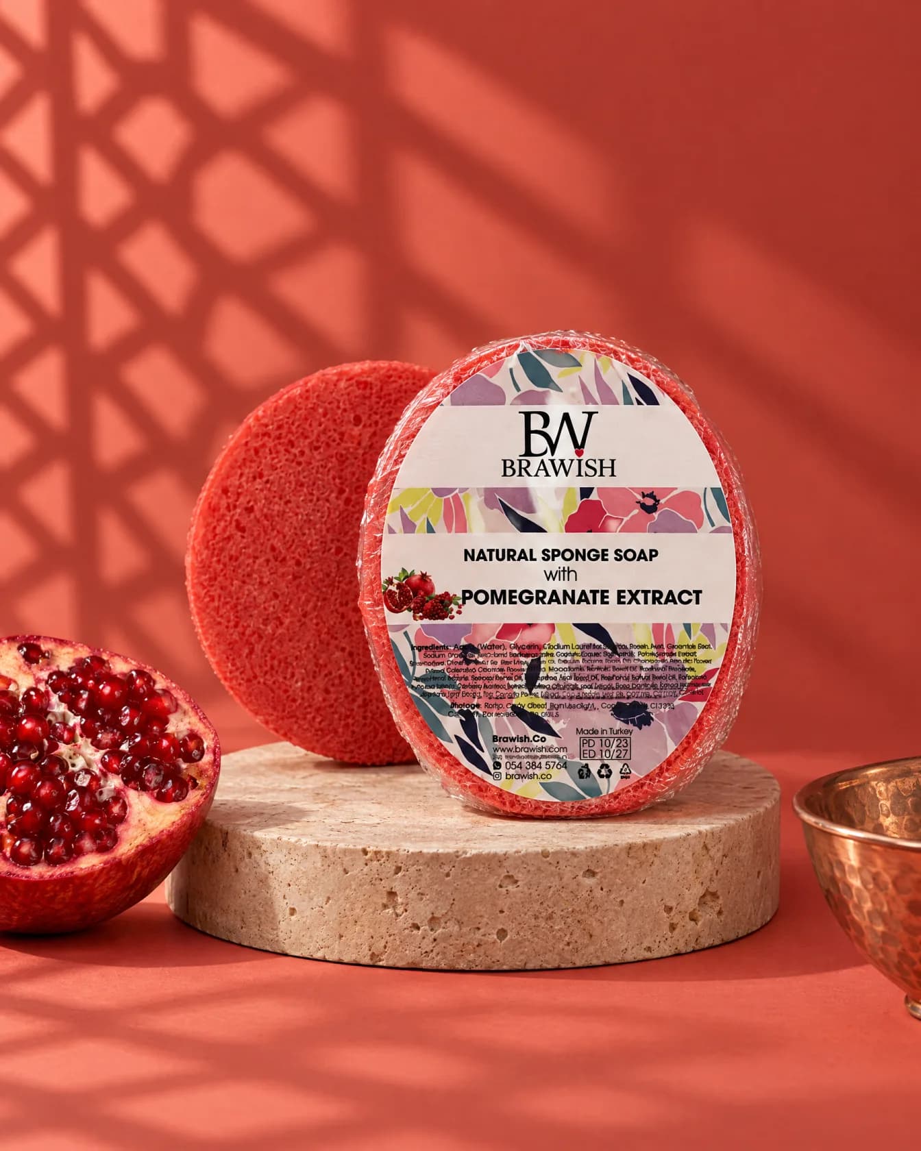 Pomegranate Sponge Soap