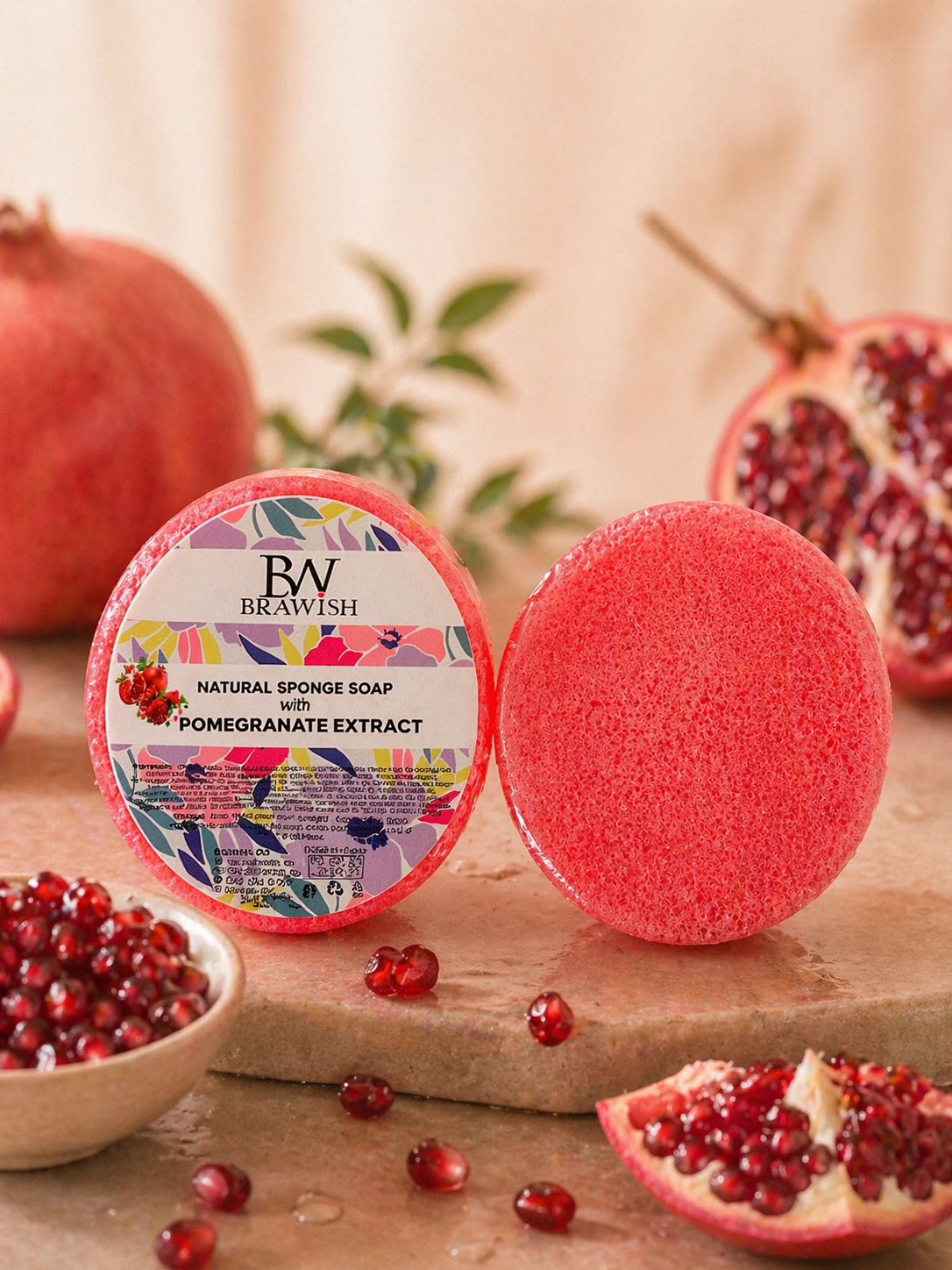Pomegranate Sponge Soap