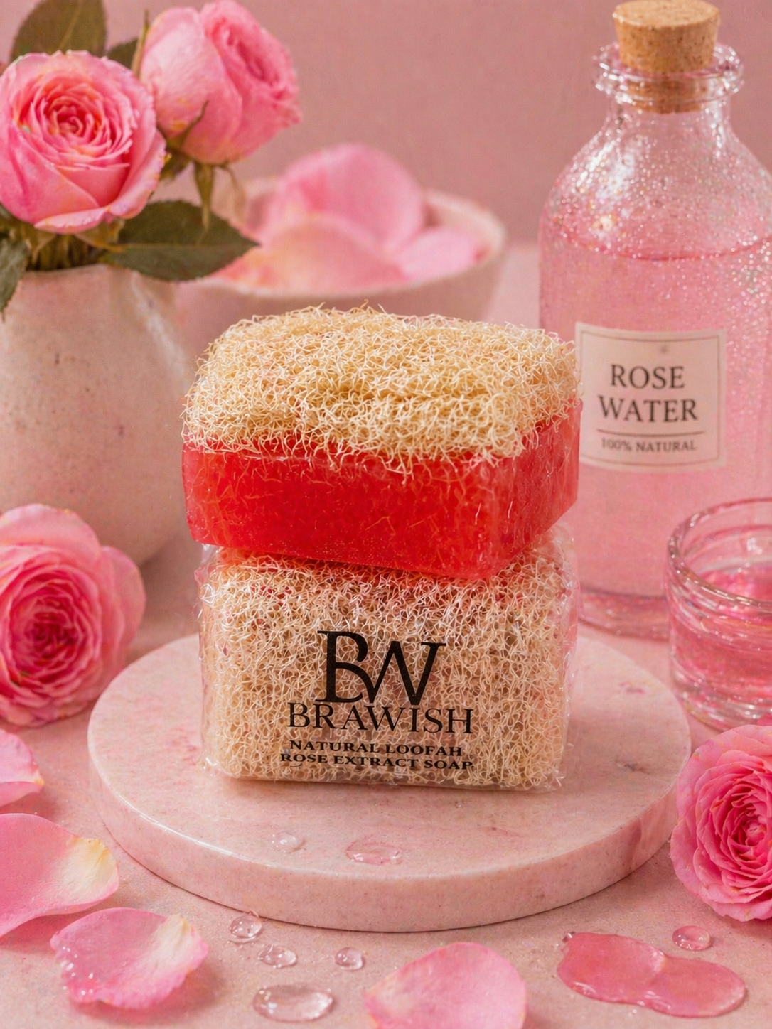 Rose Loofah Soap